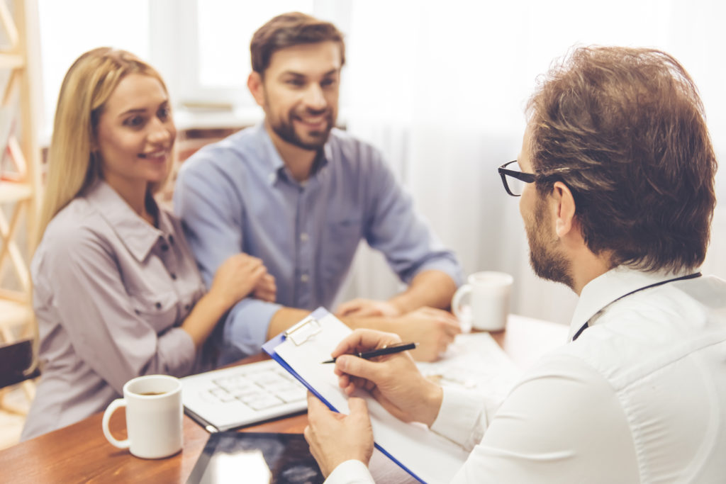 Tenants asking questions to property managers